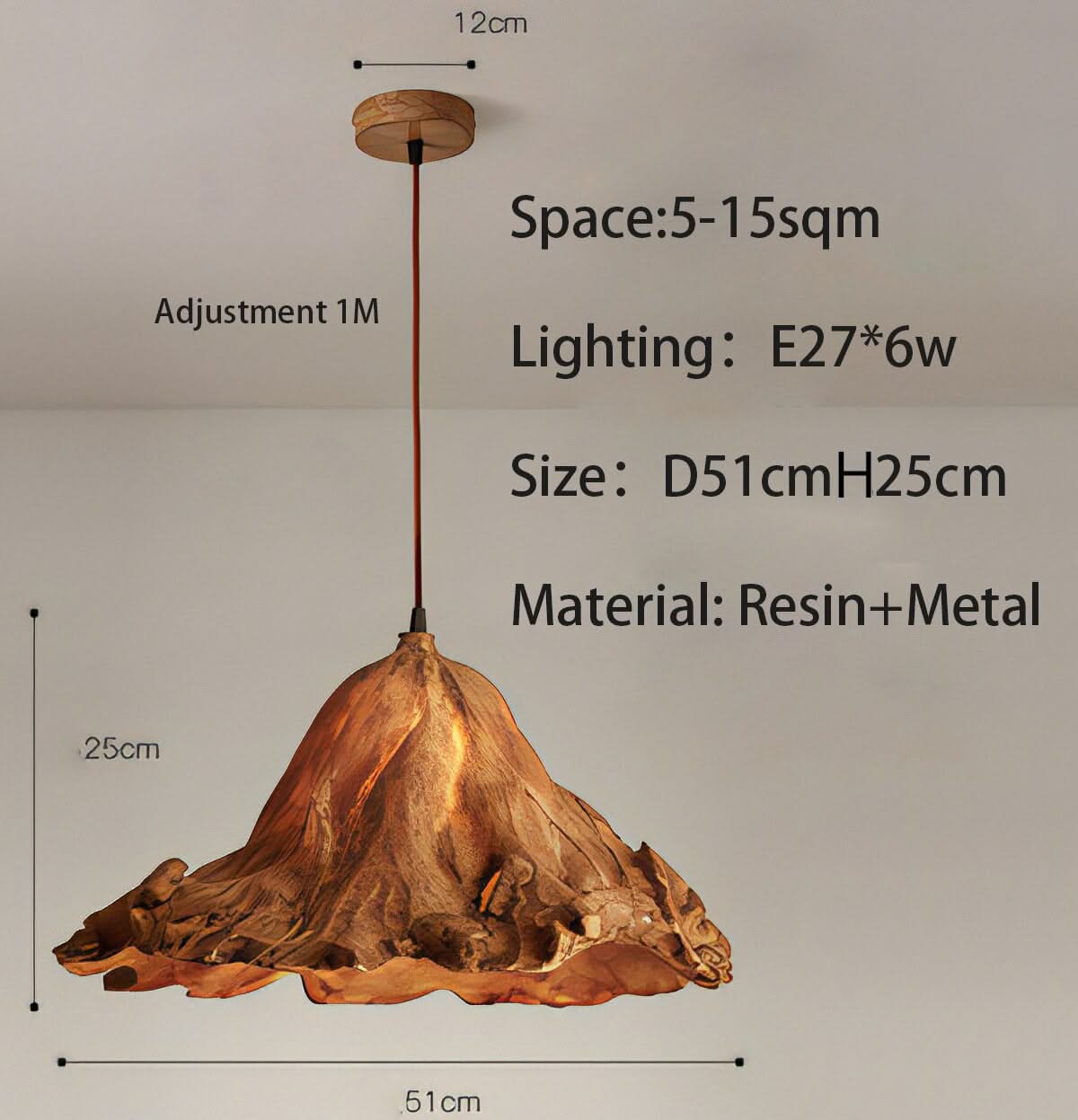 Metal Lustre Ceiling Lamp - Elegant and Stylish Lighting-ChandeliersDecor.com