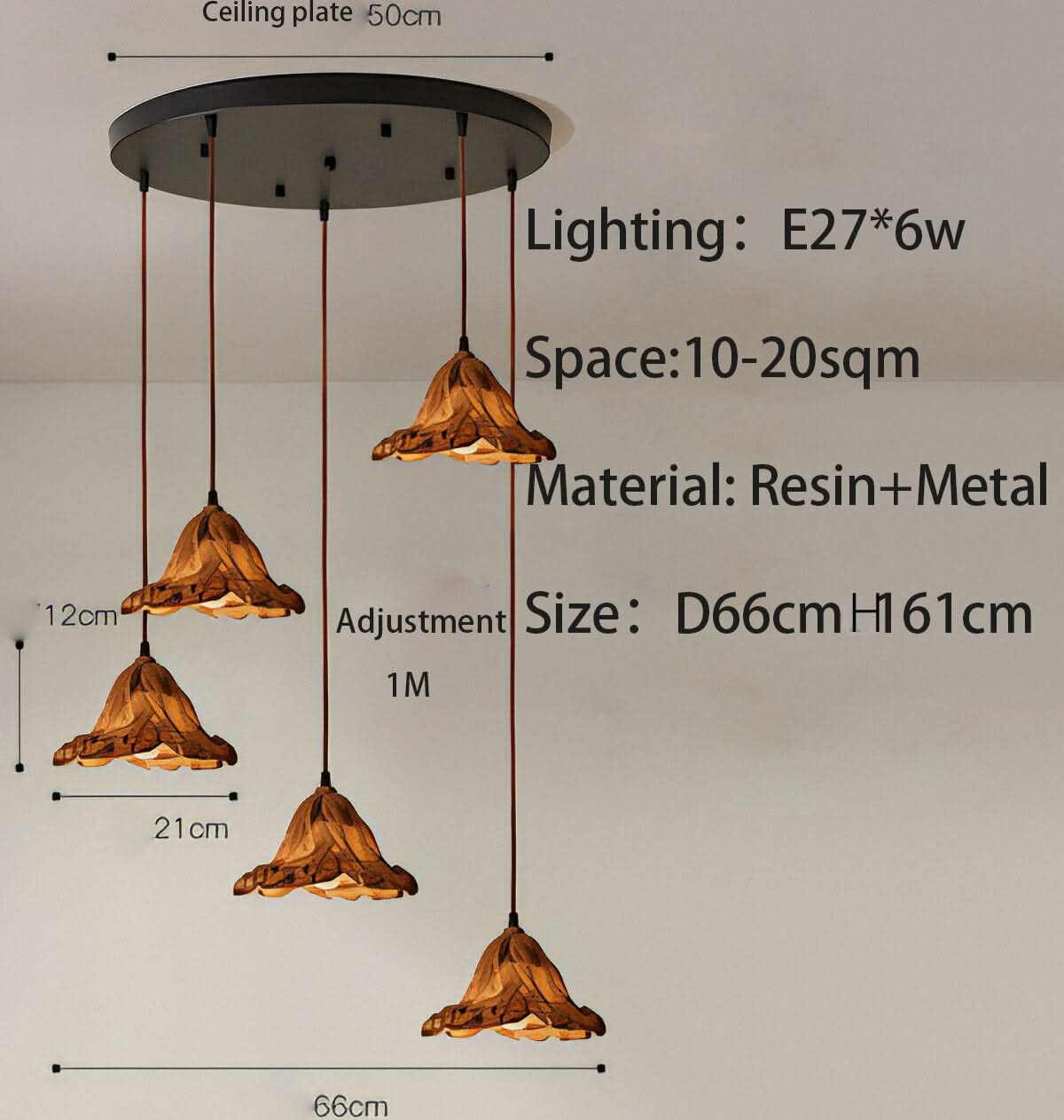 Metal Lustre Ceiling Lamp - Elegant and Stylish Lighting-ChandeliersDecor.com