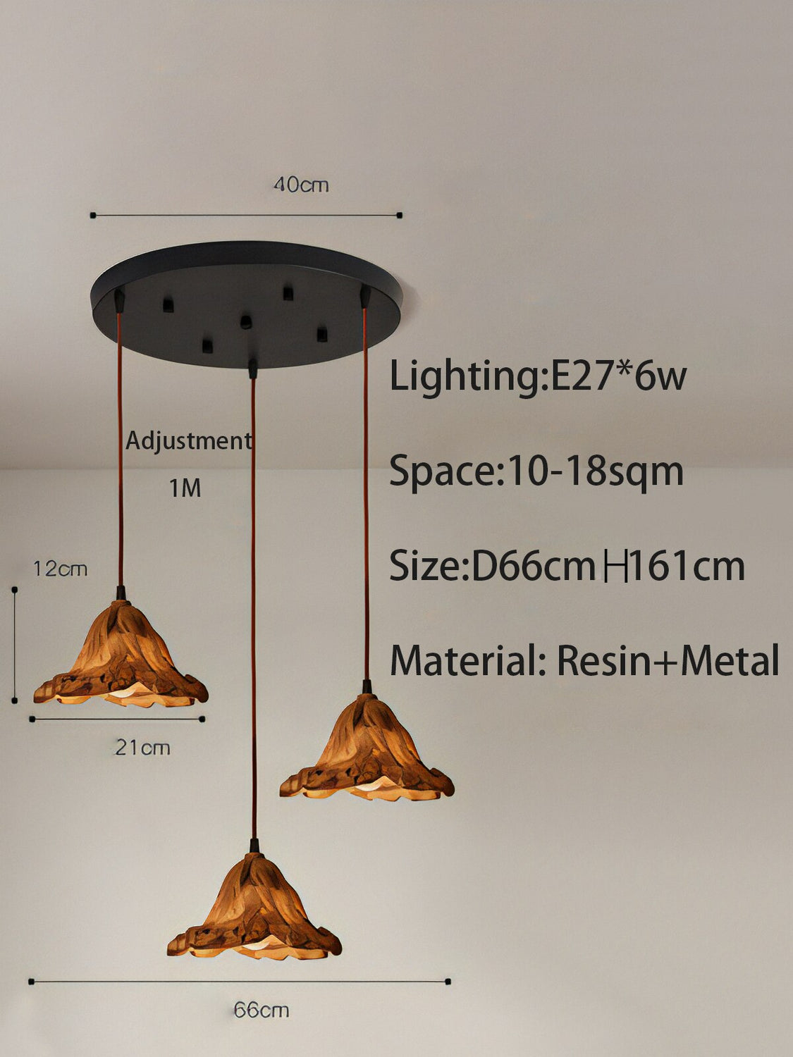 ChandeliersDecor.com-Pendant Lights-Metal Lustre Ceiling Lamp - Elegant and Stylish Lighting