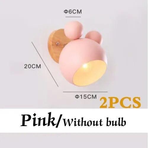 ChandeliersDecor.com-Kids Room Nursery Lighting-Mickey Wall Light for Kids Room