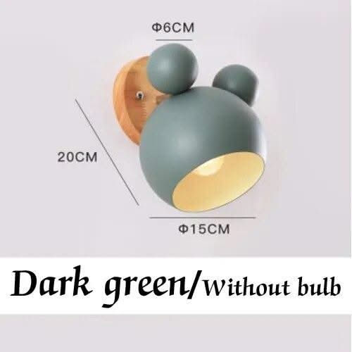 ChandeliersDecor.com-Kids Room Nursery Lighting-Mickey Wall Light for Kids Room