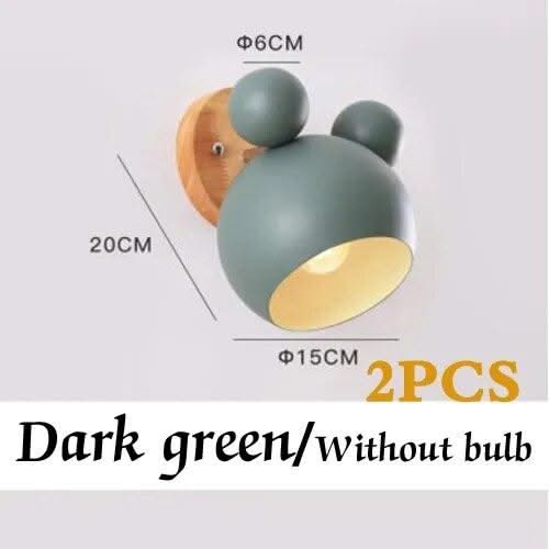 ChandeliersDecor.com-Kids Room Nursery Lighting-Mickey Wall Light for Kids Room
