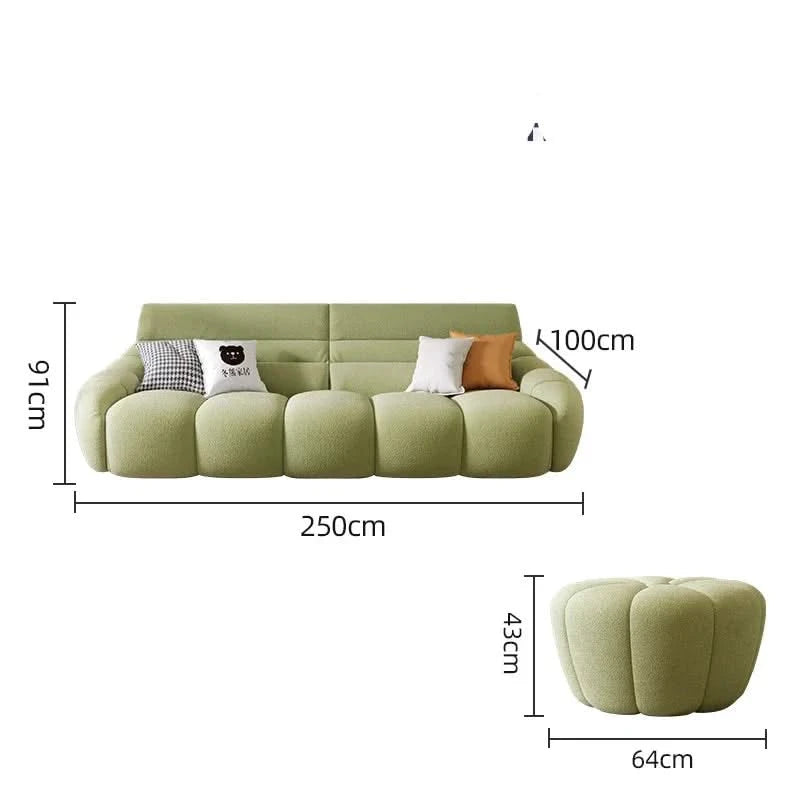 Mid Century Lazy Couch Sofa Set-ChandeliersDecor.com