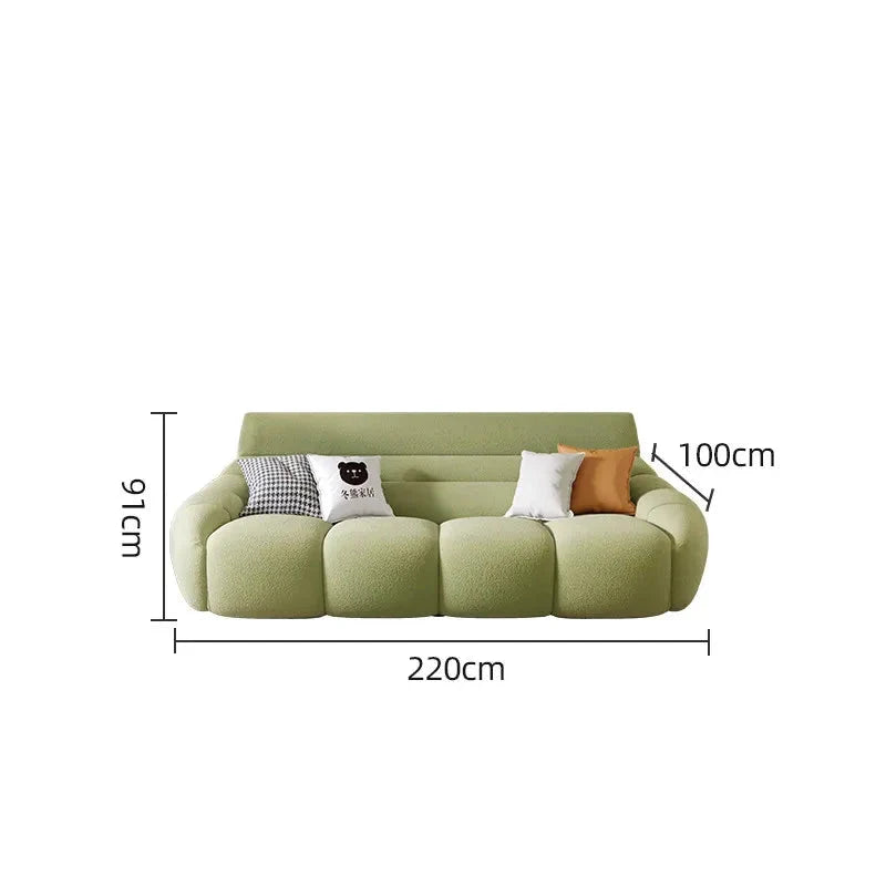 ChandeliersDecor.com-Sofa Set-Mid Century Lazy Couch Sofa Set