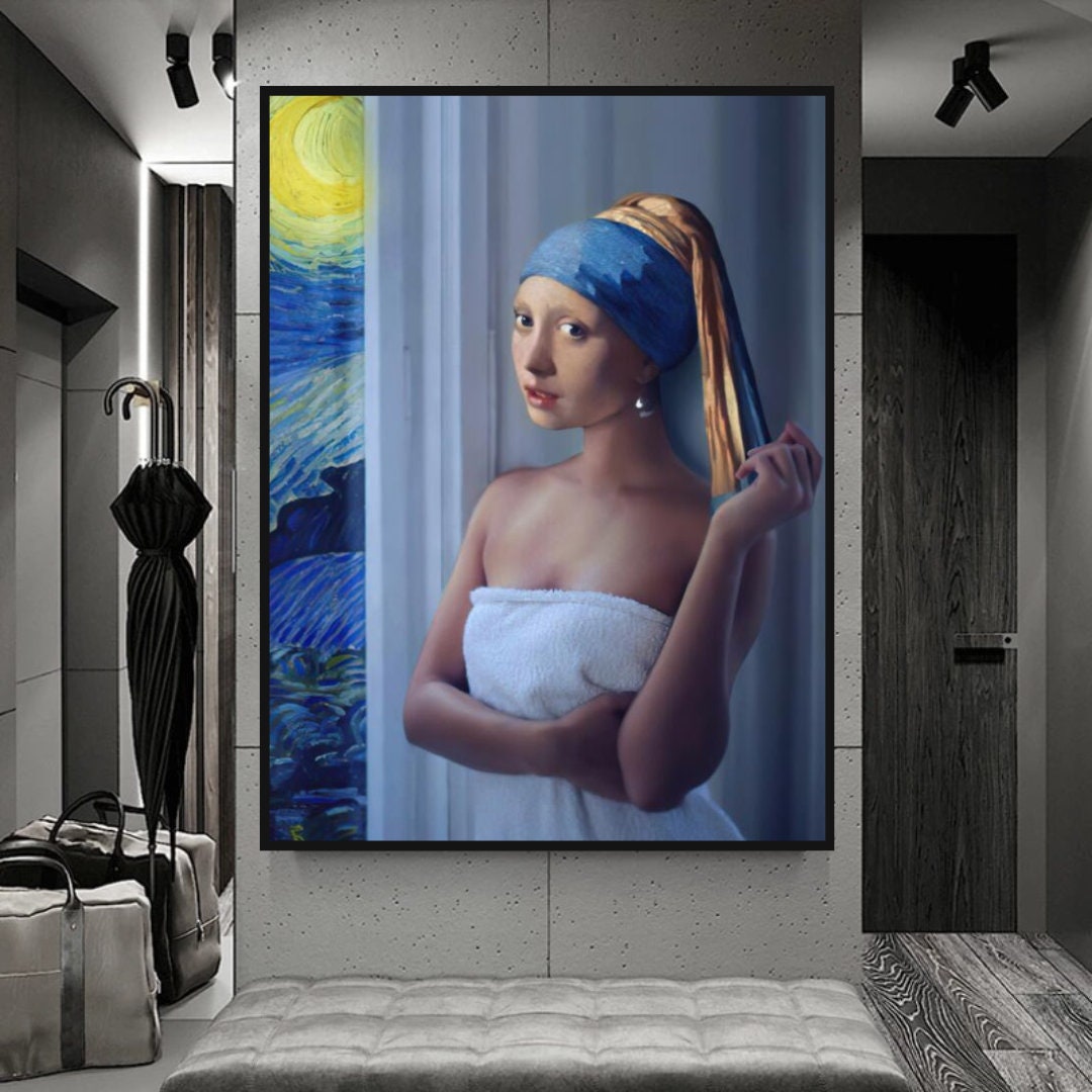 ChandeliersDecor.com-Wall Posters-Milkmaid Canvas Wall Art: Exquisite and Unique Masterpiece