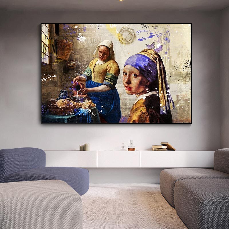 ChandeliersDecor.com-Wall Posters-Milkmaid Poster: Beautiful Artwork for Art Enthusiasts