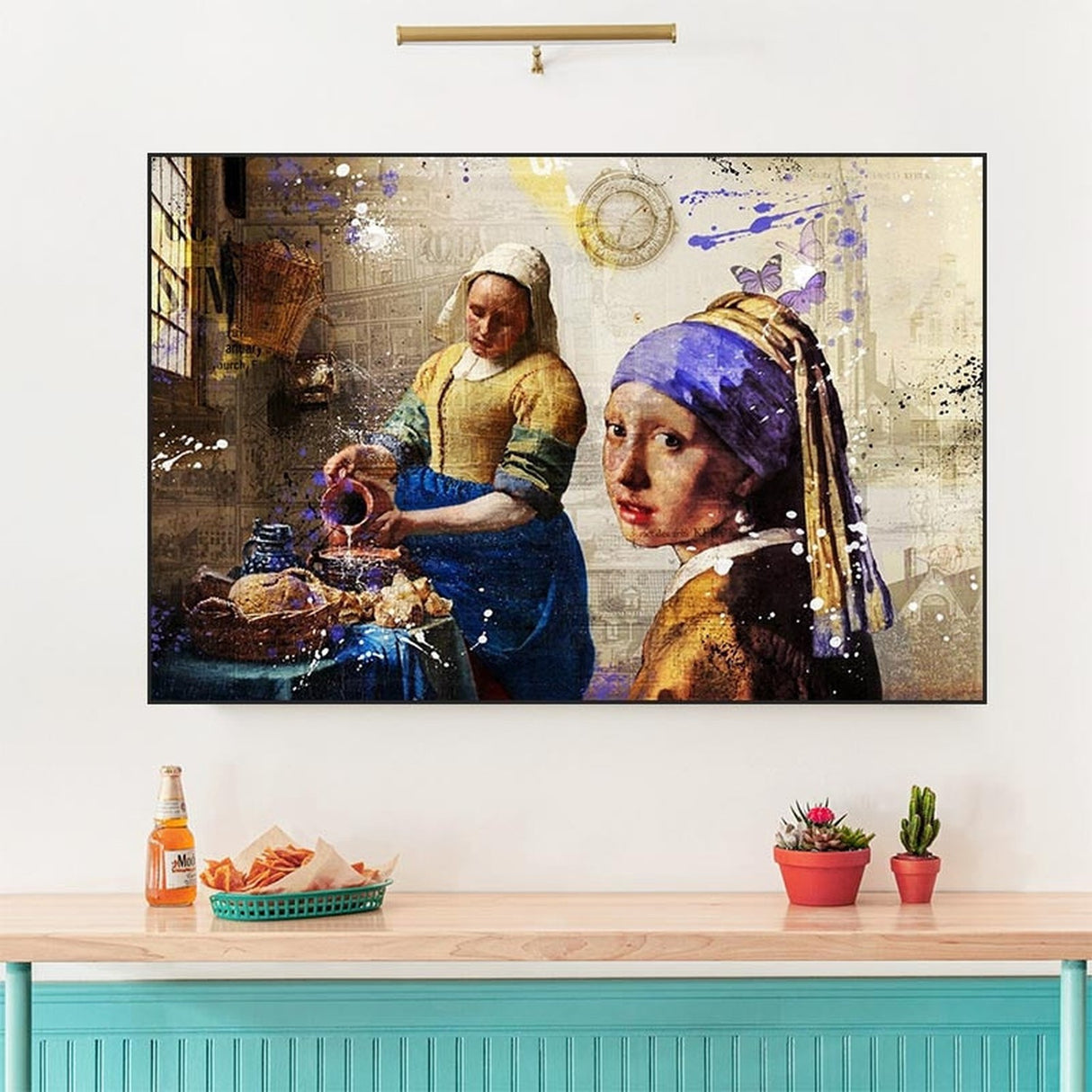 ChandeliersDecor.com-Wall Posters-Milkmaid Poster: Beautiful Artwork for Art Enthusiasts