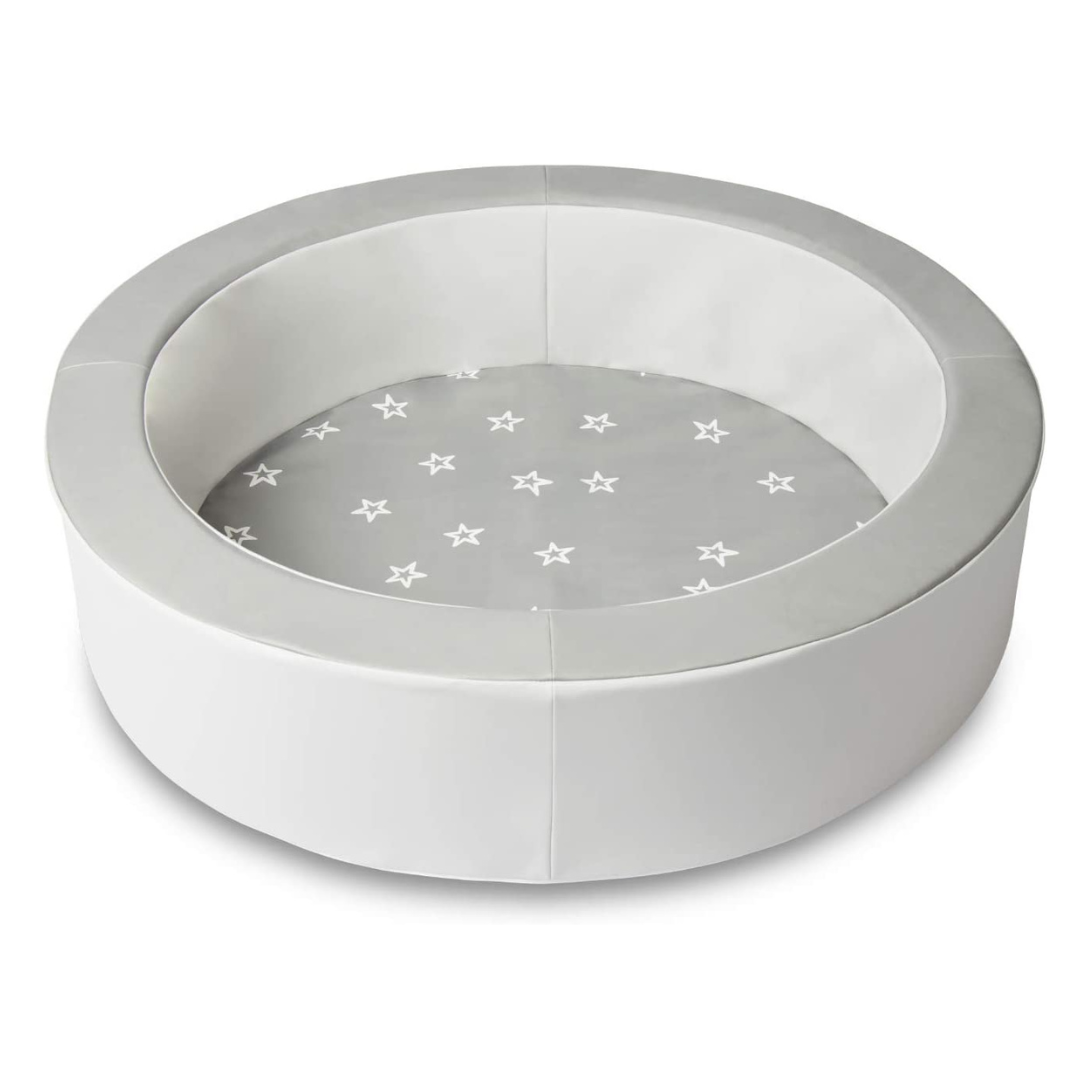 ChandeliersDecor.com-Playpen and Ball Pits-Milliard Ball Pit Professional Quality for Toddlers and Baby (Grey and White)