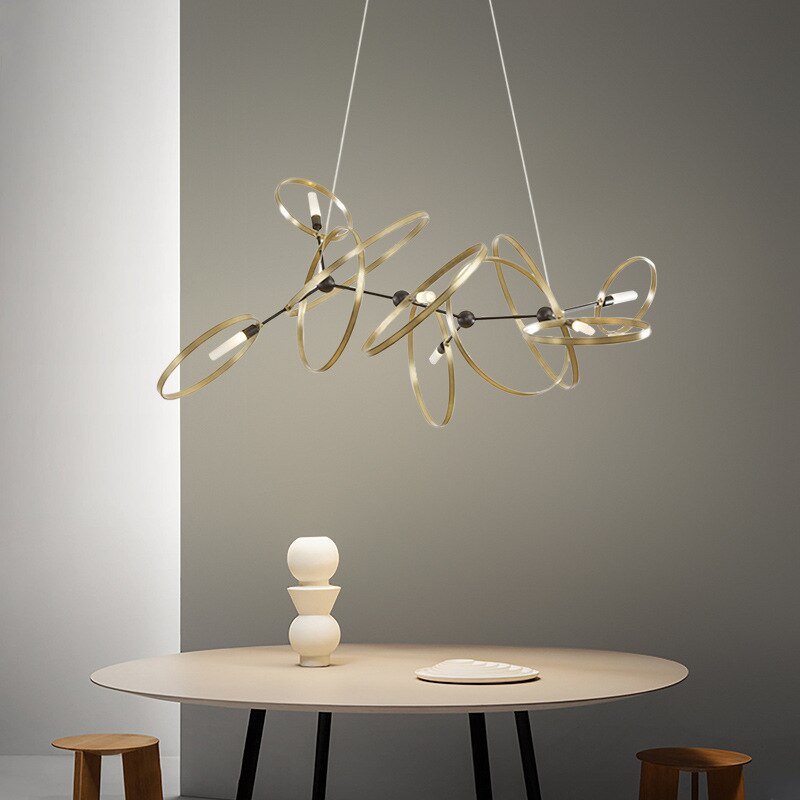 ChandeliersDecor.com-Chandeliers-Minimalism Rings Chandelier – Exquisite Design & Style