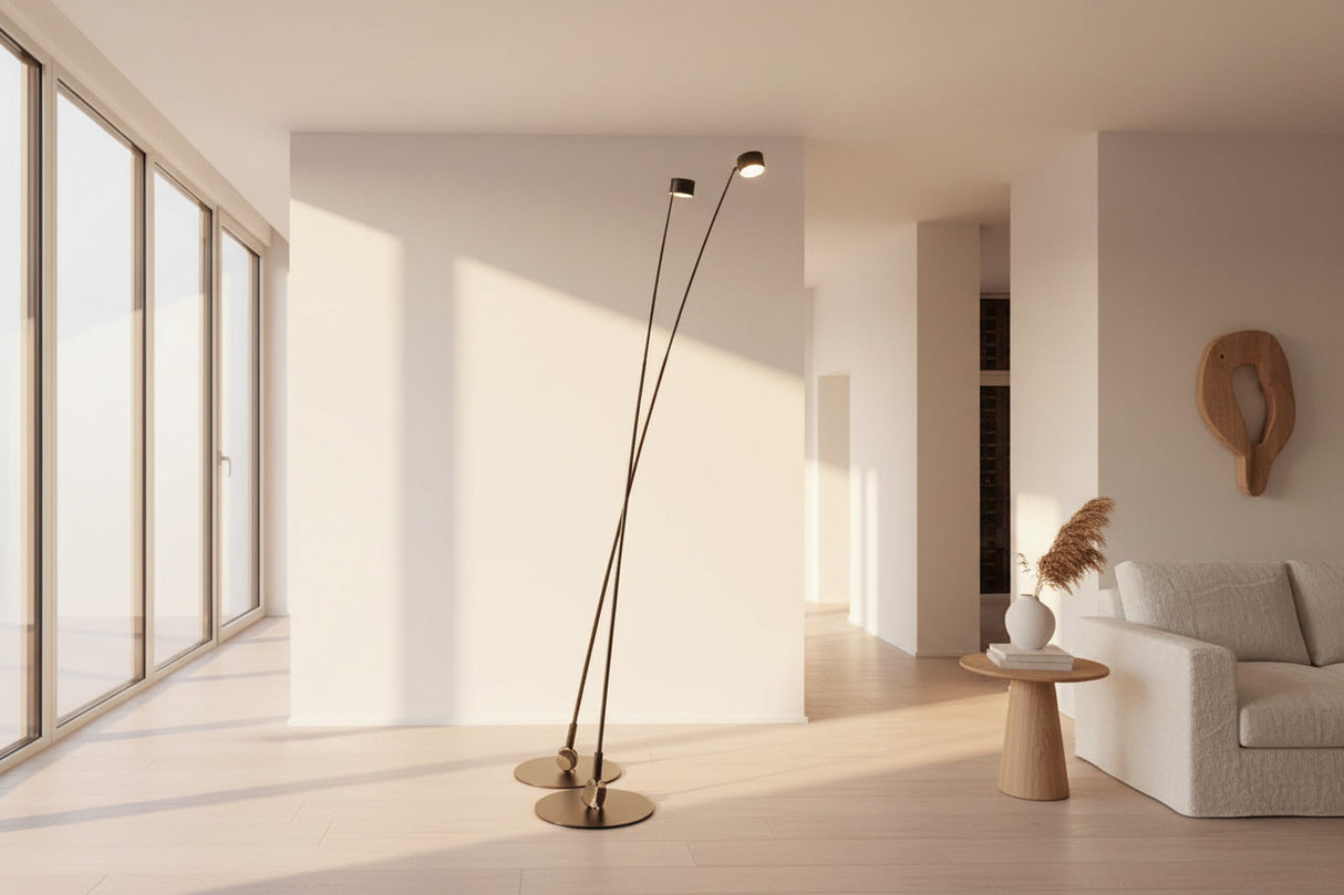 ChandeliersDecor.com-Floor Lamp-Minimalist Long Pole Floor Lamp: Sleek and Stylish Lighting