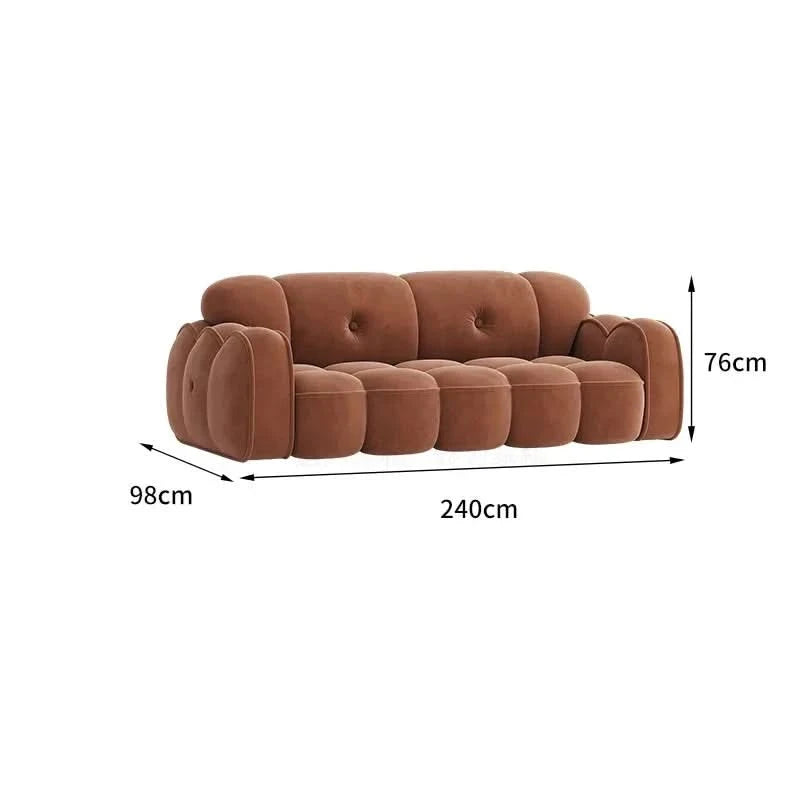 ChandeliersDecor.com-Sofa Set-Minimalist Luxe Luxury Lazy Sofa Set