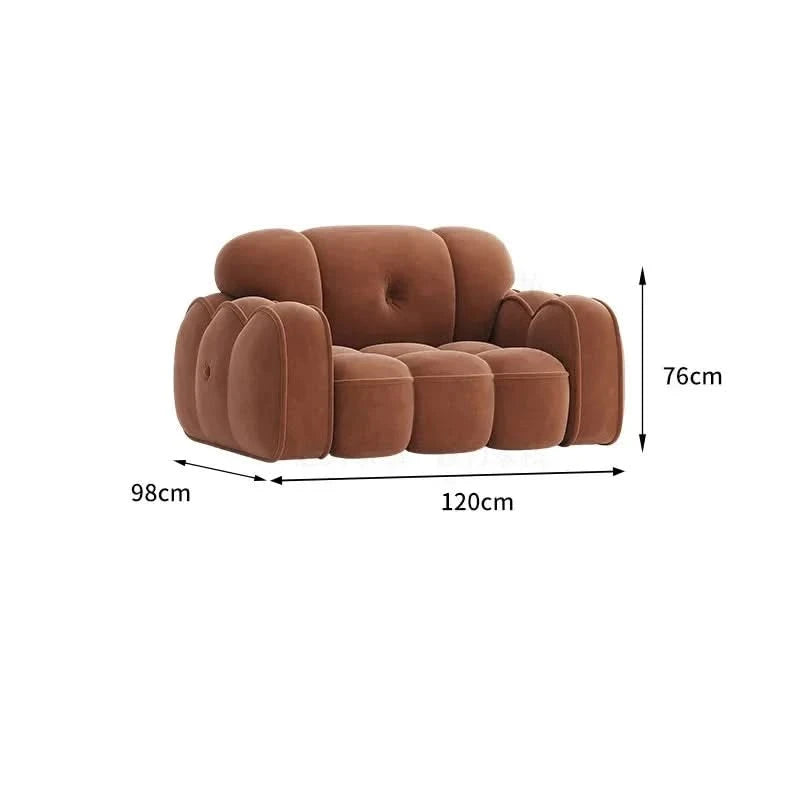 ChandeliersDecor.com-Sofa Set-Minimalist Luxe Luxury Lazy Sofa Set
