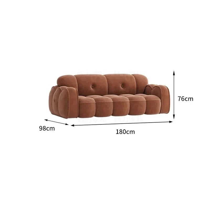 ChandeliersDecor.com-Sofa Set-Minimalist Luxe Luxury Lazy Sofa Set