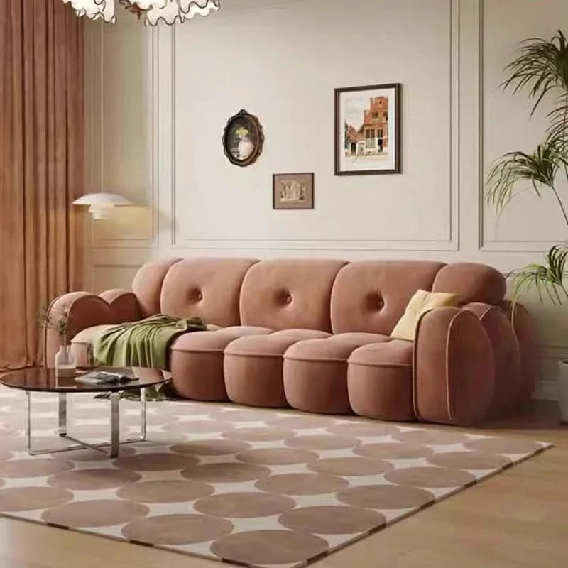 ChandeliersDecor.com-Sofa Set-Minimalist Luxe Luxury Lazy Sofa Set