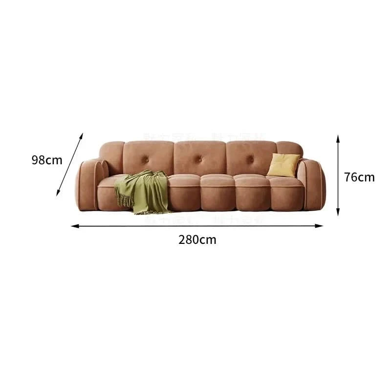 ChandeliersDecor.com-Sofa Set-Minimalist Luxe Luxury Lazy Sofa Set