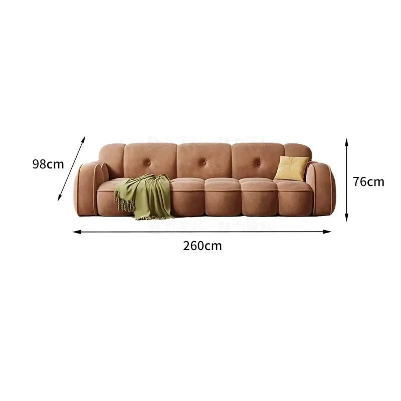 ChandeliersDecor.com-Sofa Set-Minimalist Luxe Luxury Lazy Sofa Set