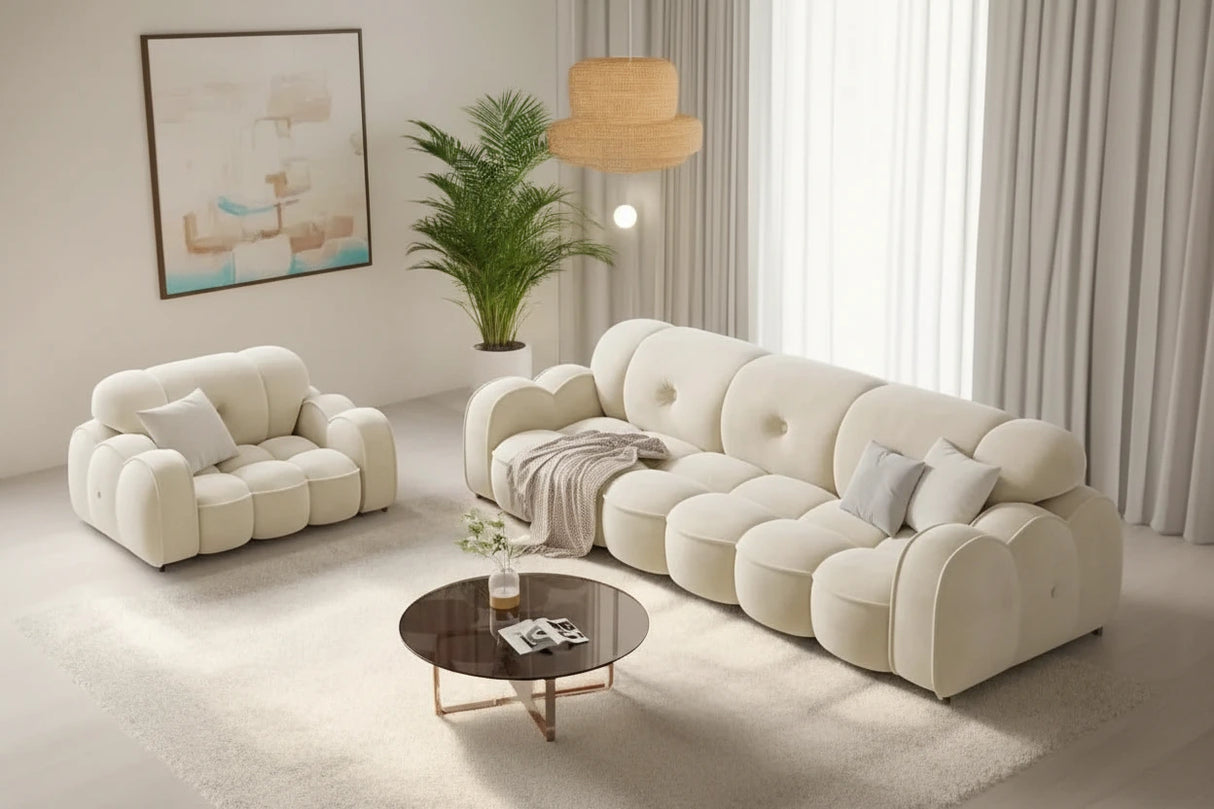 Minimalist Luxe Luxury Lazy Sofa Set-ChandeliersDecor.com