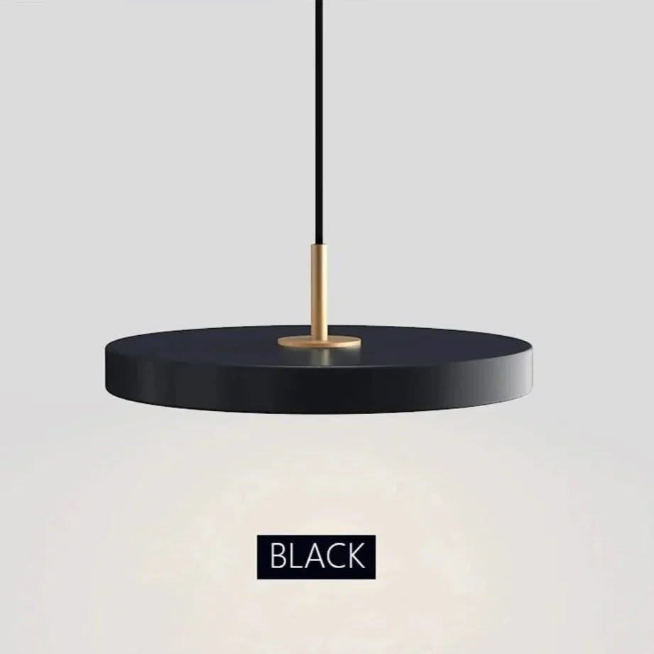 Minimalist Metal Plate Asteria Pendant Hanging Light-ChandeliersDecor.com