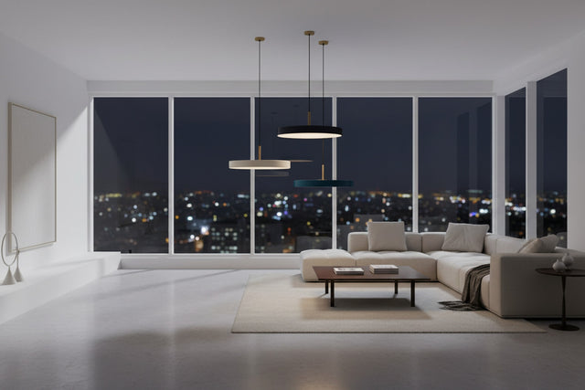 Minimalist Metal Plate Asteria Pendant Hanging Light-ChandeliersDecor.com