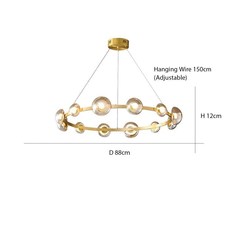 ChandeliersDecor.com-Chandeliers-Minimalist Pendant Chandelier: Modern Lighting Solution