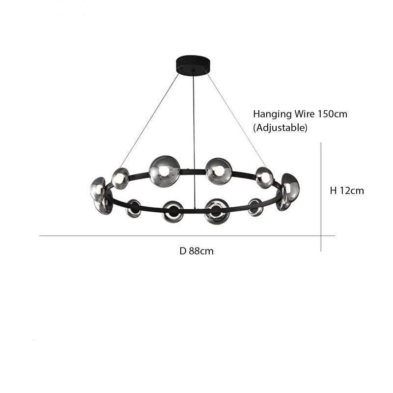 ChandeliersDecor.com-Chandeliers-Minimalist Pendant Chandelier: Modern Lighting Solution