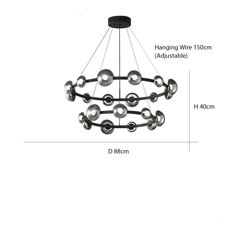 ChandeliersDecor.com-Chandeliers-Minimalist Pendant Chandelier: Modern Lighting Solution