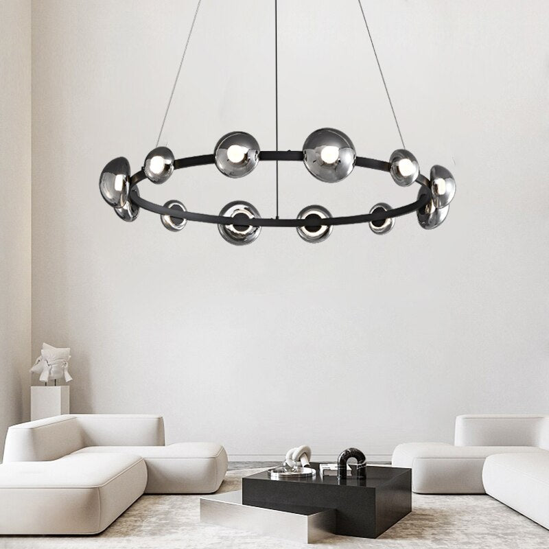ChandeliersDecor.com-Chandeliers-Minimalist Pendant Chandelier: Modern Lighting Solution
