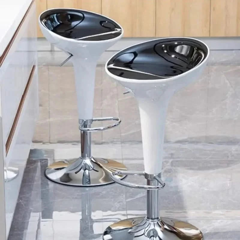 Minimalist Swivel Simple Back Bar Chair-ChandeliersDecor.com