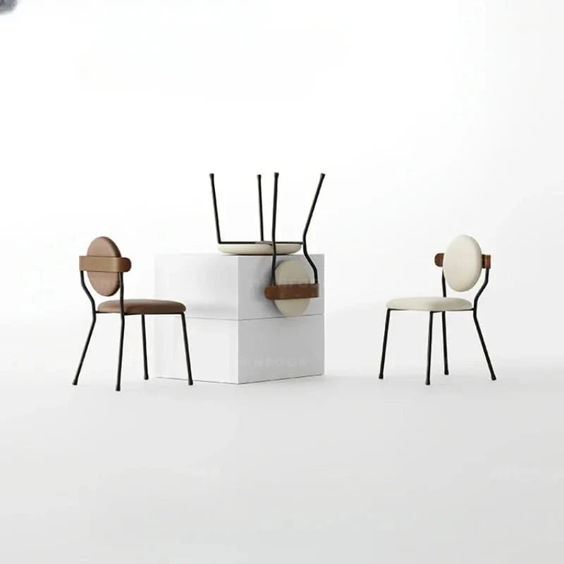 ChandeliersDecor.com-Dining Chairs-Minimalist Wrought Accent Dining Chair