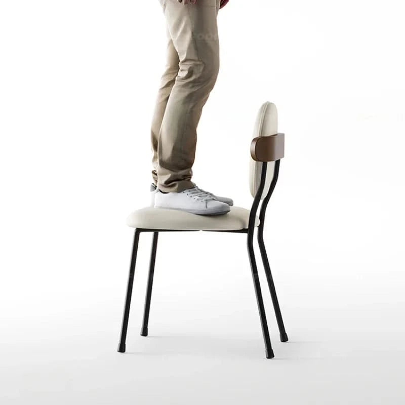 ChandeliersDecor.com-Dining Chairs-Minimalist Wrought Accent Dining Chair