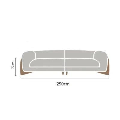 ChandeliersDecor.com-Sofa Set-Minimalist XXL Wood Arches Sofa Set