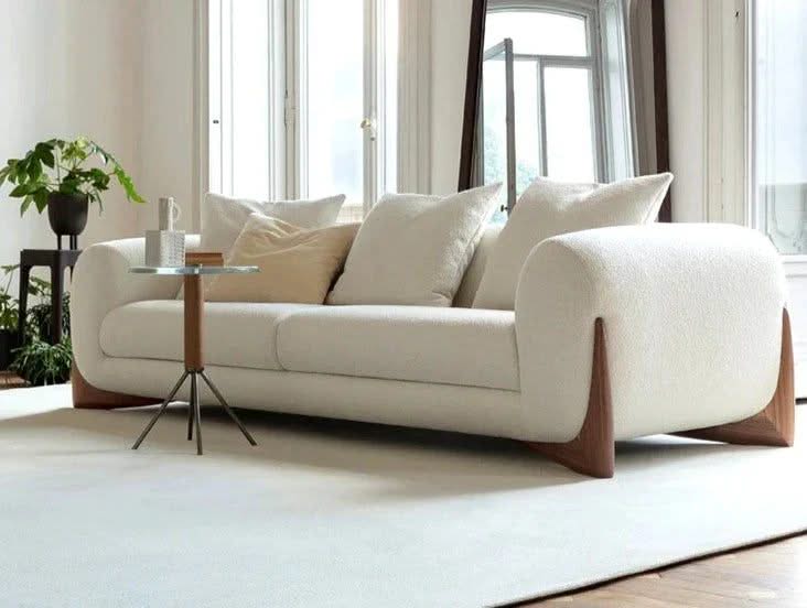 Minimalist XXL Wood Arches Sofa Set-ChandeliersDecor.com