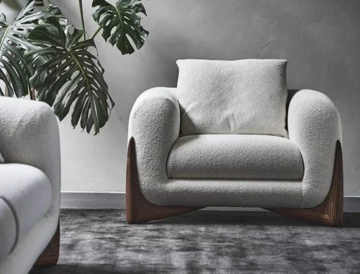 Minimalist XXL Wood Arches Sofa Set-ChandeliersDecor.com