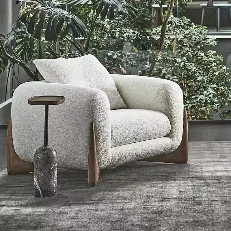 Minimalist XXL Wood Arches Sofa Set-ChandeliersDecor.com