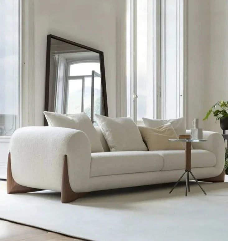 Minimalist XXL Wood Arches Sofa Set-ChandeliersDecor.com