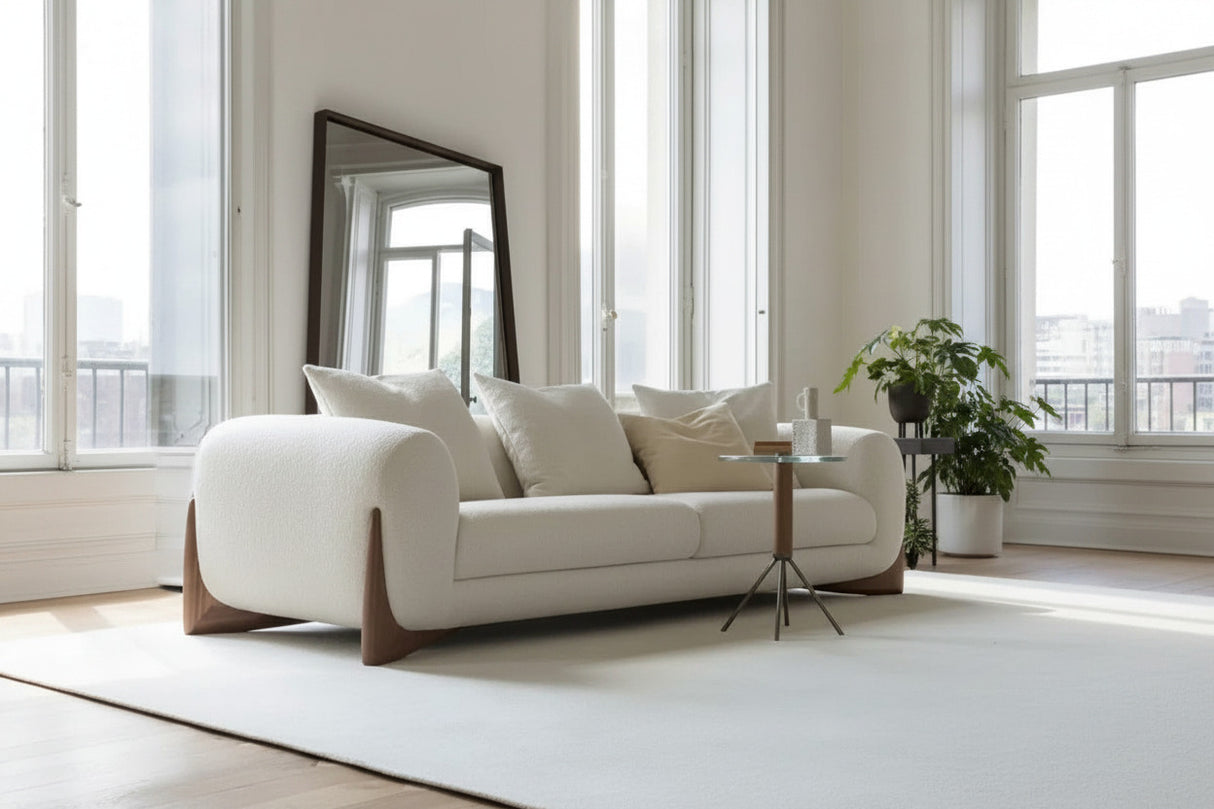 Minimalist XXL Wood Arches Sofa Set-ChandeliersDecor.com