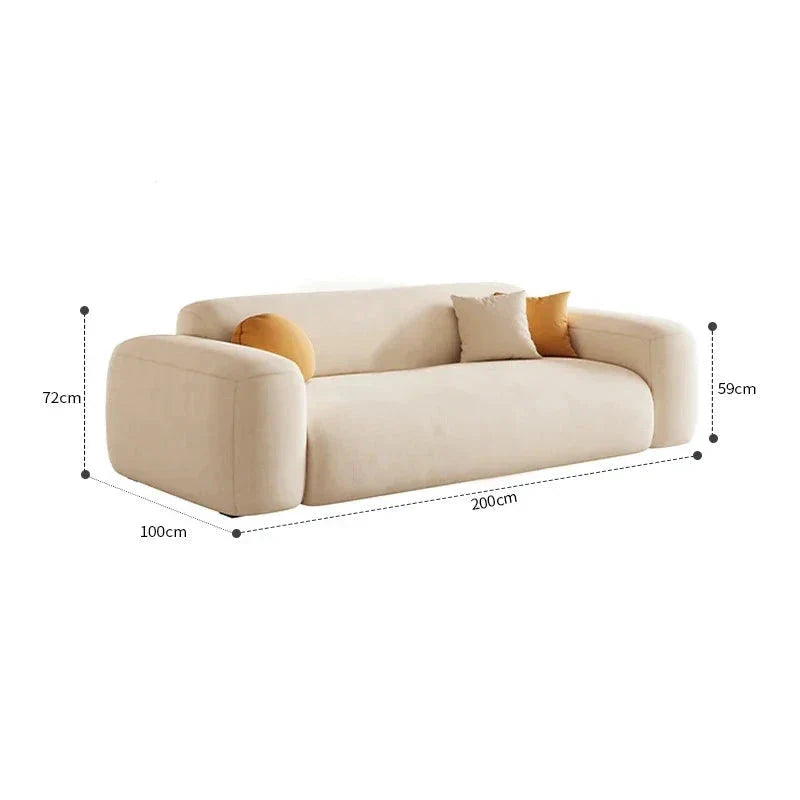 ChandeliersDecor.com-Sofa Set-Minimalistic Relaxing Lounge Sofa Set