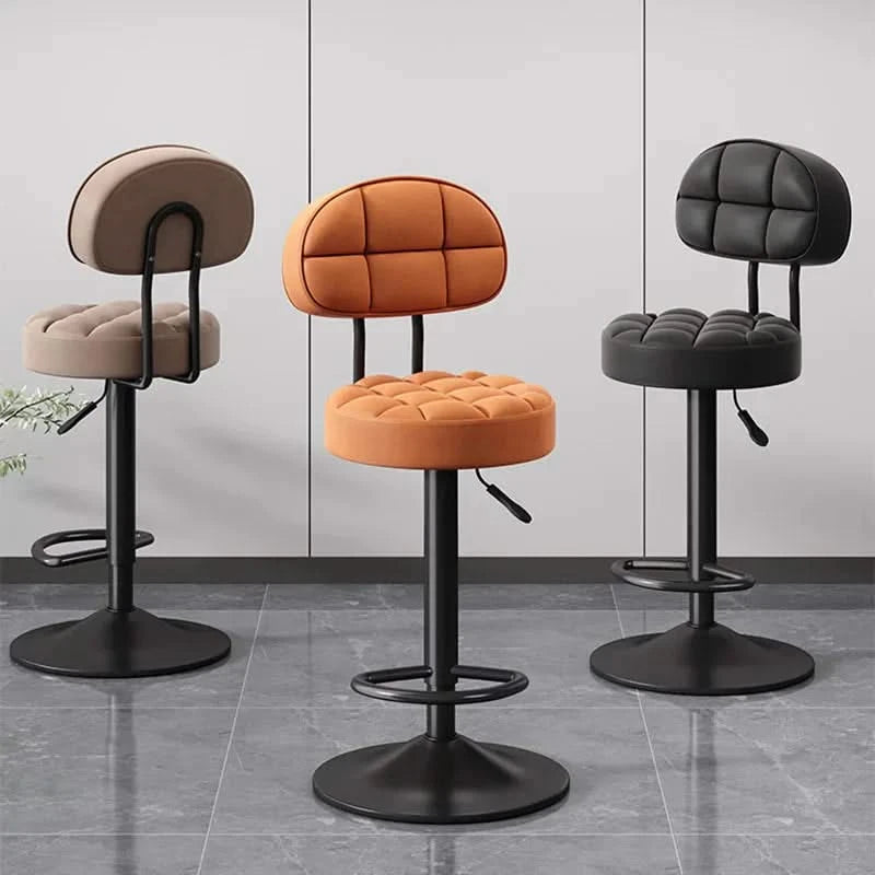 Minimalistic Swivel Bar Stool Adjustable-ChandeliersDecor.com