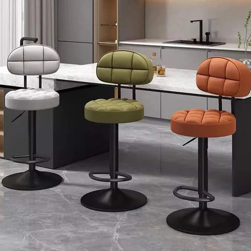 Minimalistic Swivel Bar Stool Adjustable-ChandeliersDecor.com