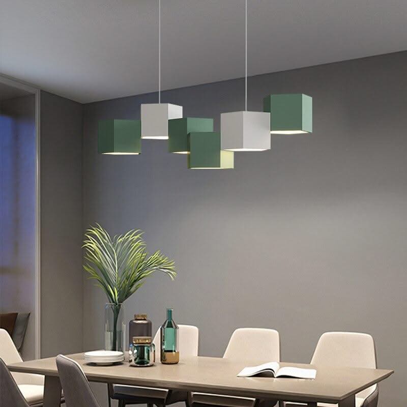 ChandeliersDecor.com-Kitchen Island-Modern Chandelier Lighting Blocks Pendant Light