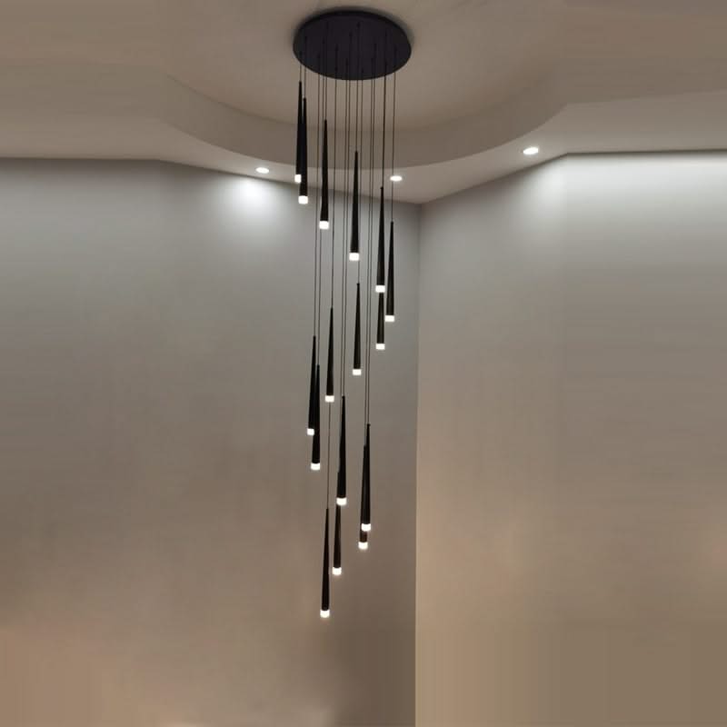 ChandeliersDecor.com-Staircase Chandelier-Modern Duplex Attic Pendant Lamp