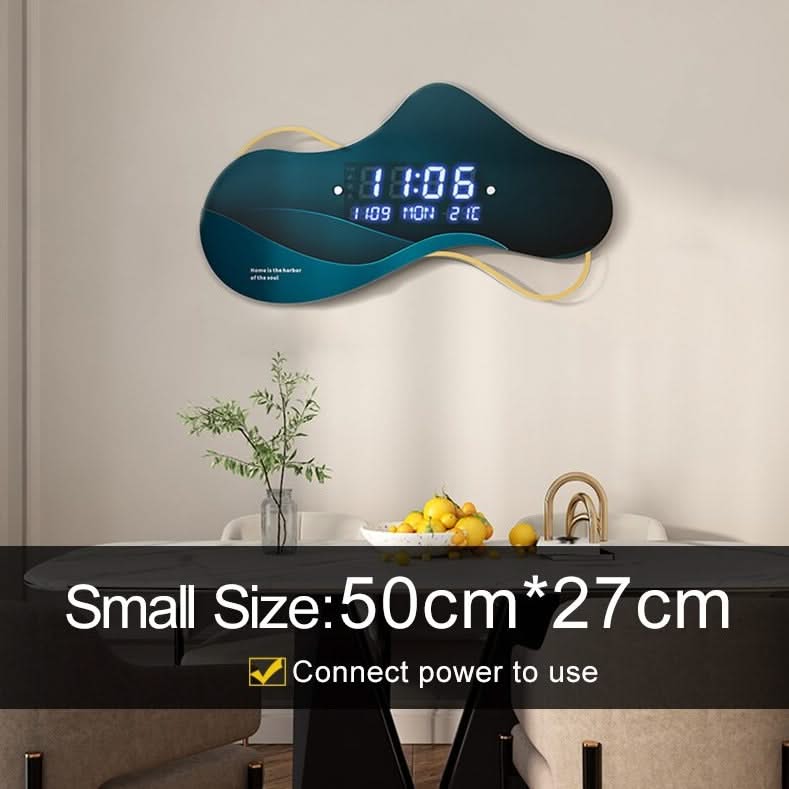 Modern LED Digital Wall Clock 3D Luminous-ChandeliersDecor.com