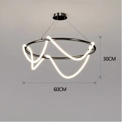 Modern Long Hose LED Chandelier for Dining Room-ChandeliersDecor.com