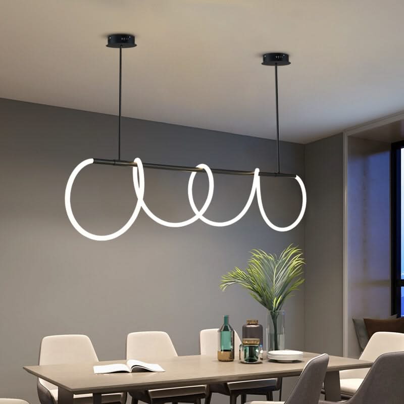 Modern Long Hose LED Chandelier for Dining Room-ChandeliersDecor.com