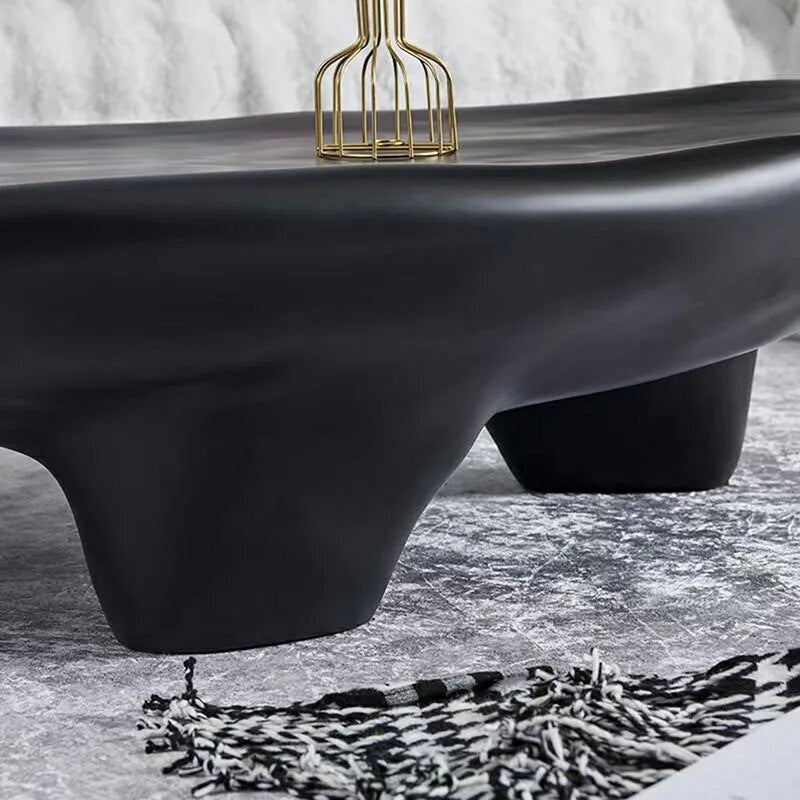 ChandeliersDecor.com-Coffee Tables-Modern Minimalist Black Coffee Table for a Stylish Living Room