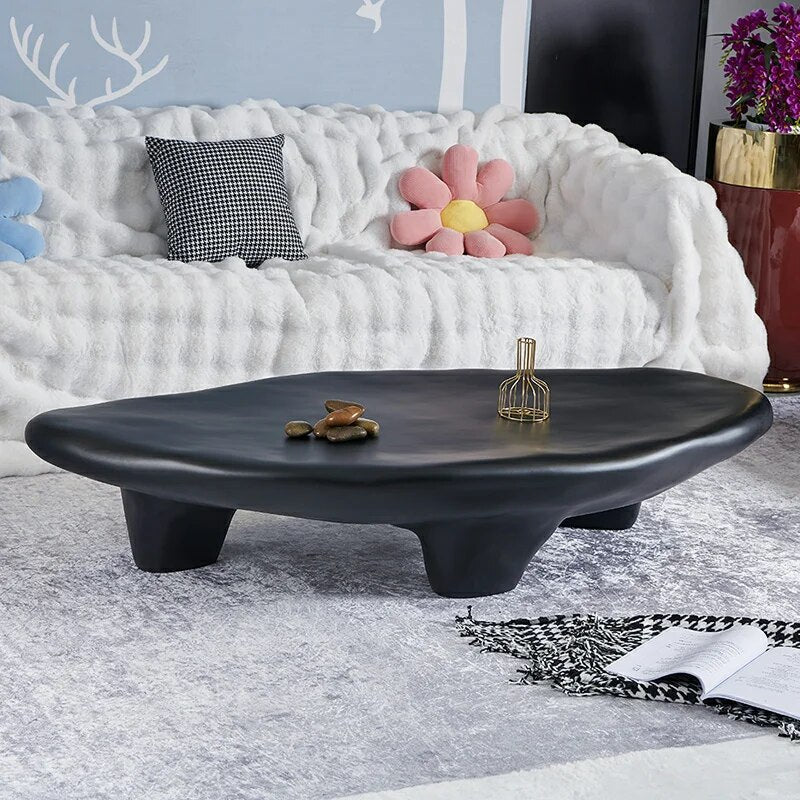 ChandeliersDecor.com-Coffee Tables-Modern Minimalist Black Coffee Table for a Stylish Living Room