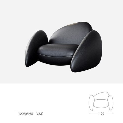 ChandeliersDecor.com-Sofa Set-Modern Minimalist Leather Sofa Set – Luxury Contemporary Seating