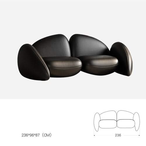 ChandeliersDecor.com-Sofa Set-Modern Minimalist Leather Sofa Set – Luxury Contemporary Seating