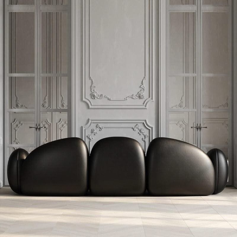 ChandeliersDecor.com-Sofa Set-Modern Minimalist Leather Sofa Set – Luxury Contemporary Seating