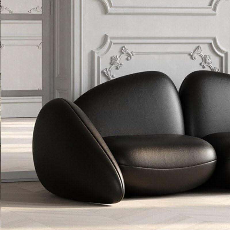 ChandeliersDecor.com-Sofa Set-Modern Minimalist Leather Sofa Set – Luxury Contemporary Seating